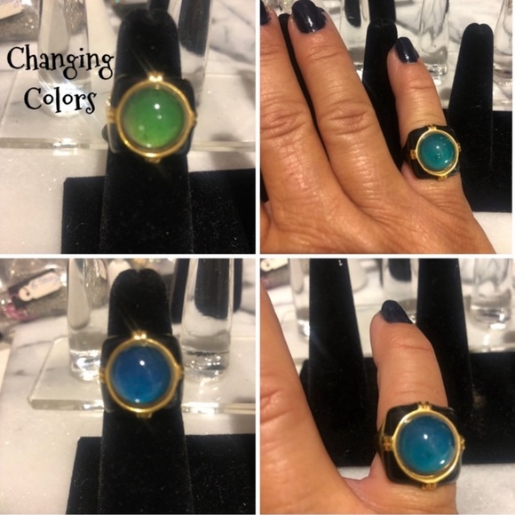 Vintage Genuine Mood Rings sz 5, 6, 7, or 8-boutique - Picture 2 of 14